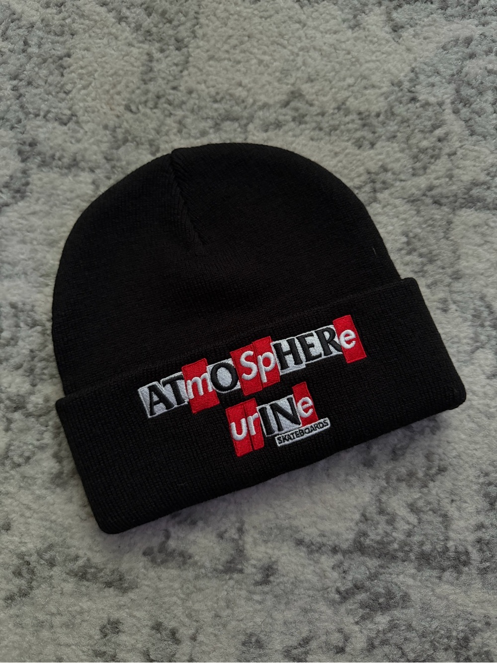 Supreme x ANTIHERO “Atmosphere Urine” Beanie